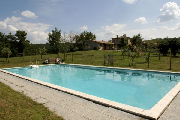 Swimming pool in the countryside